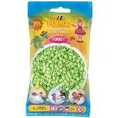 HAMA Beads Helmiä - HAMA - 1000 vaaleanvihreitä helmiä - Sekä tytöille että pojille - Suositusikä alkaen 5 vuotta - Myydään yksittäin