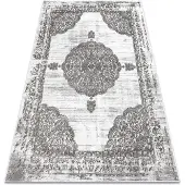 Rugsx Alfombra LIRA E1468 Rosetón, estructural, moderna, glamour - gris 120x170 cm