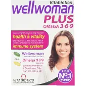 Vitabiotics - Wellwoman Plus Omega 3-6-9 (56 tablettia)