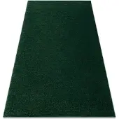 Rugsx Alfombra SOFTY llanura color sólido forest verde 140x190 cm
