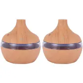 MaxPower 2X Puunjyvien aromaterapia USB-kostutin Vesipisarat Ilmanpuhdistus Eteerinen öljy Diffusori Grain