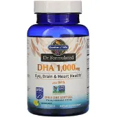 Garden of life , Dr. Formuloidut DHA plus DPA, Sitruuna, 1,000 mg, 30 Pehmeää Gelipulloja