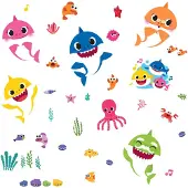 RoomMates Sisustustarrat Baby Shark