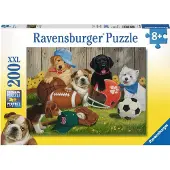 Ravensburger Let's Play Ball! 200-osainen palapeli - T ydellinen lapsille | Ainutlaatuiset palapelin palat | Heijastamaton pinta | Valmistettu FS