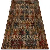 Rugsx Alfombra de lana OMEGA HIMBA rojo rubí claro 170x235 cm