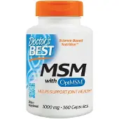 Doctors Best , MSM with OptiMSM, 1 000 mg, 360 Pilleri