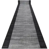 Rugsx Alfombra de pasillo con refuerzo de goma STREIFEN 110 cm antracita 110x160 cm
