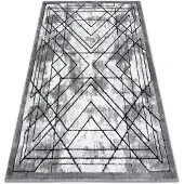 Rugsx Matto Moderni Cozy Tico Geometrinen - harmaa
