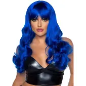 Leg avenue Misfit Long Wavy Wig Blue