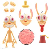 Super7 ULTIMATE! Ren - 7" Ren ja Stimpy -toimintahahmo lis varusteineen. Klassisia piirrettyj ker ilyesineit ja retroleluja.