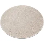 Rugsx Matto - pyöreä SANTA FE beige 33 sileä, yhtenäinen, yksivärinen