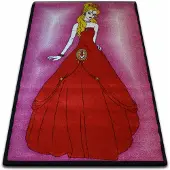 Rugsx Matto Kids Prinsessa, vaaleanpunainen C425, 180x270 cm