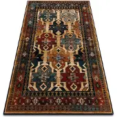 Rugsx Alfombra de lana OMEGA ROHAN rojo rubí claro 235x350 cm