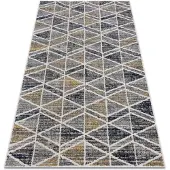 Rugsx Moderni matto MUNDO D7461 3D ulkokäyttöön harmaa / beige
