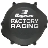 Boyesen CC-06B musta 'Factory Racing' kytkimen suojus