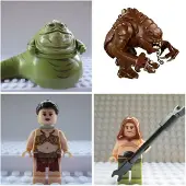 MaxPower Star Wars Ewoksiin sopivat Lego 6 -minihahmot ja supersankarirakennuslelut