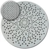 Rugsx STRING SIZAL FLAT 48715/768 WITRAG -pyöreä matto, valkoinen