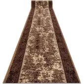Rugsx Alfombra de pasillo con refuerzo de goma 67 cm STARK beige 67x990 cm