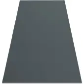 Rugsx Alfombra con refuerzo de goma RUMBA 1720 un solo color grafito 120x200 cm