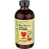 Child Life,ChildLife,ChildLife,ChildLife Essentials Monivitamiini & hivenaine, Luonnollinen Appelsiini/Mango - 237 ml