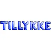 SCANSEASON Folieballon Tillykke BLŠhøjde 35cm