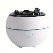 MaxPower RJJ 360ml Volcanic Cool Mist -ilmankostutin tuliliekkikuviolla, valkoinen