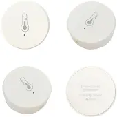 Jojomino Tuya Zigbee -lämpötila- ja kosteusanturi, ääniohjaus, älykäs kodin kosteusmittari, reaaliaikainen valvonta