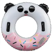MaxPower Panda-uimarengas lapsille kahvoilla, puhallettava uimarengas kesän rantajuhliin (1 kpl)