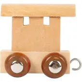 Small Foot - Wooden Letter Train Wagon - Pack of 12