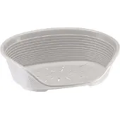 Ferplast SIESTA DELUXE Korg Storlek 2 - 49*36*17,5 cm - Ljusgrå -