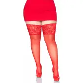 Leg avenue 5 tuuman pitsist valmistettu lycra-pehme stay-up-toppi