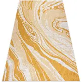 Rugsx Alfombra sisal SION Mármol 22169 Tejido plano ecru / amarillo / beige 160x220 cm