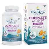 Nordic Naturals Kompletti Omega Junior, 283 mg Sitruuna - 180 minikapselia