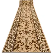 Rugsx Alfombra de pasillo BCF MORAD Klasyk clásico beige 70 cm 70x100 cm