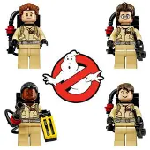 MaxPower Fit Lego Ghost Busters Minihahmot Lasten Lelut Lahjat 4 kpl