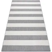 Rugsx Alfombra de cuerda sisal FLAT 48644/637 Rayas 140x200 cm