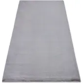 Rugsx Alfombra BUNNY plateado Imitación de piel de conejo 180x270 cm