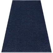 Rugsx Alfombra SOFTY llanura color sólido azul oscuro 160x220 cm