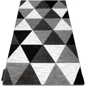 Rugsx Alfombra ALTER RINO Triángulos gris 80x150 cm