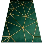 Rugsx Matto Emerald 1013 Geometrinen, vihreä/kulta