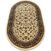 Rugsx Alfombra ROYAL ADR oval modelo 1745 caramelo 100x180 cm