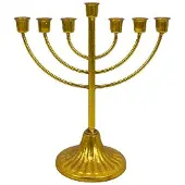 Exogio Hanukka, monikynttil?njalka, k?sit?it?, koristeita