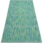 Rugsx Moderno FISY alfombra sisal 20777 Rayas, mezcla azul 80x150 cm