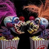 Torribaly Klovniveistos, Halloween-koristelu, popcorn-pelottava patsas, hartsiaskartelu avaruudesta