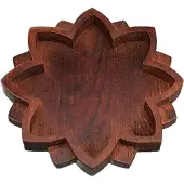 Exogio Lotus Crystal Tray puinen muotoinen n?ytt?