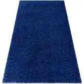 Rugsx Alfombra SOFFI shaggy 5cm azul oscuro 60x100 cm