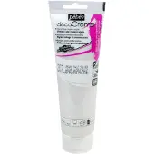 Pebeo Akryyliöljy - - DecoCrème - 120 ml - Vaaleanhopea - Helmiäinen