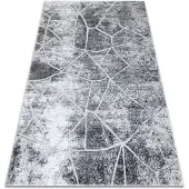 Rugsx Alfombra MEFE moderna 2783 Mármol - Structural dos niveles de vellón gris 120x170 cm