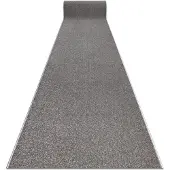 Rugsx Alfombra de pasillo KARMEL llanura, un color gris 200 cm 200x100 cm