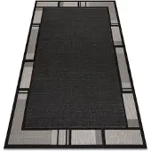 Rugsx MATTO STRING SIZAL FLOORLUX musta / hopea